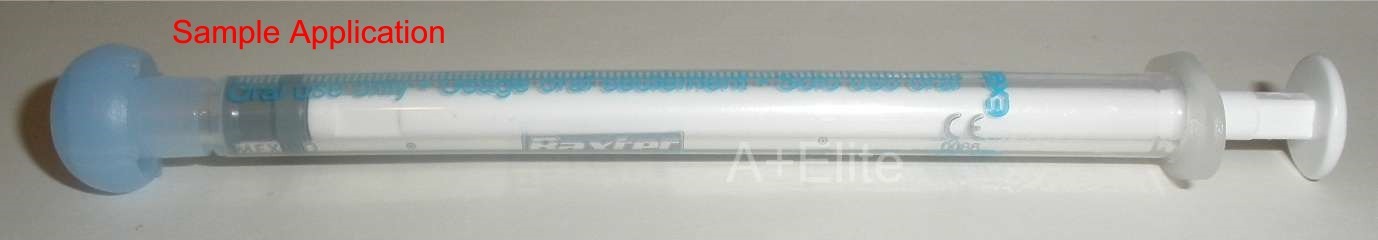 BAXTER BAXA ExactaMed Oral Medicine Dose Syringe Dispenser 1cc/1mL W/ Cap -100-