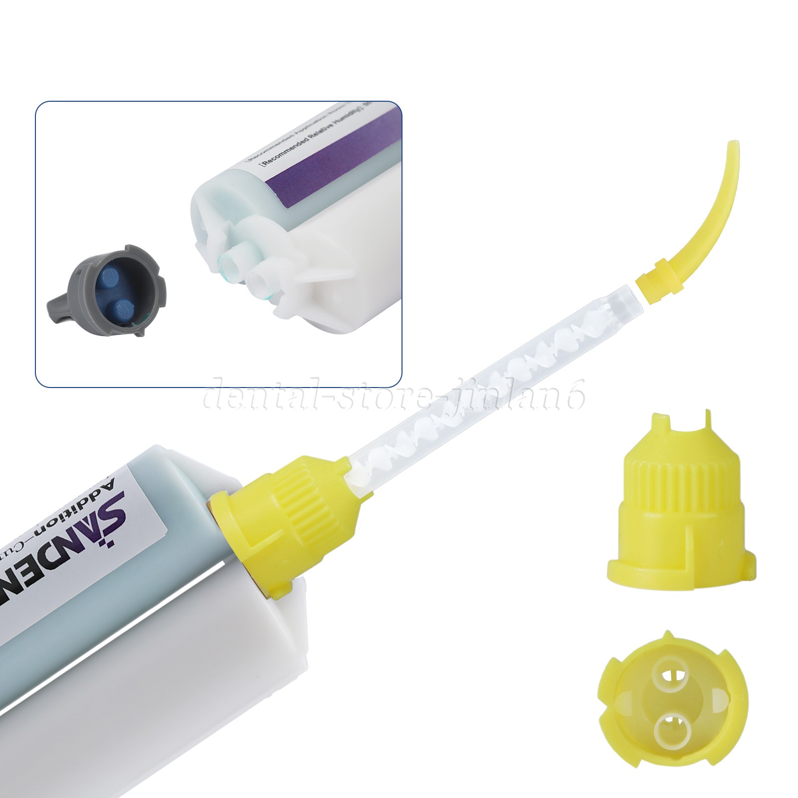 Defend VPS Impression Material – Heavy Body Regular Set 50mL Cartridge+5 Tips