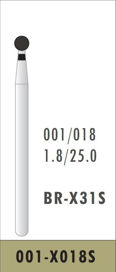 Diamond bur Round FGXL Surgical 25mm 001-X018S Super coarse Grit BR-X31S bomaoer