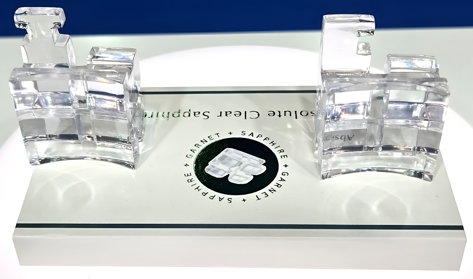 Garnet ABSOLUTE Dental Orthodontic Sapphire Brackets Braces-ROTH/MBT-$49.99/set