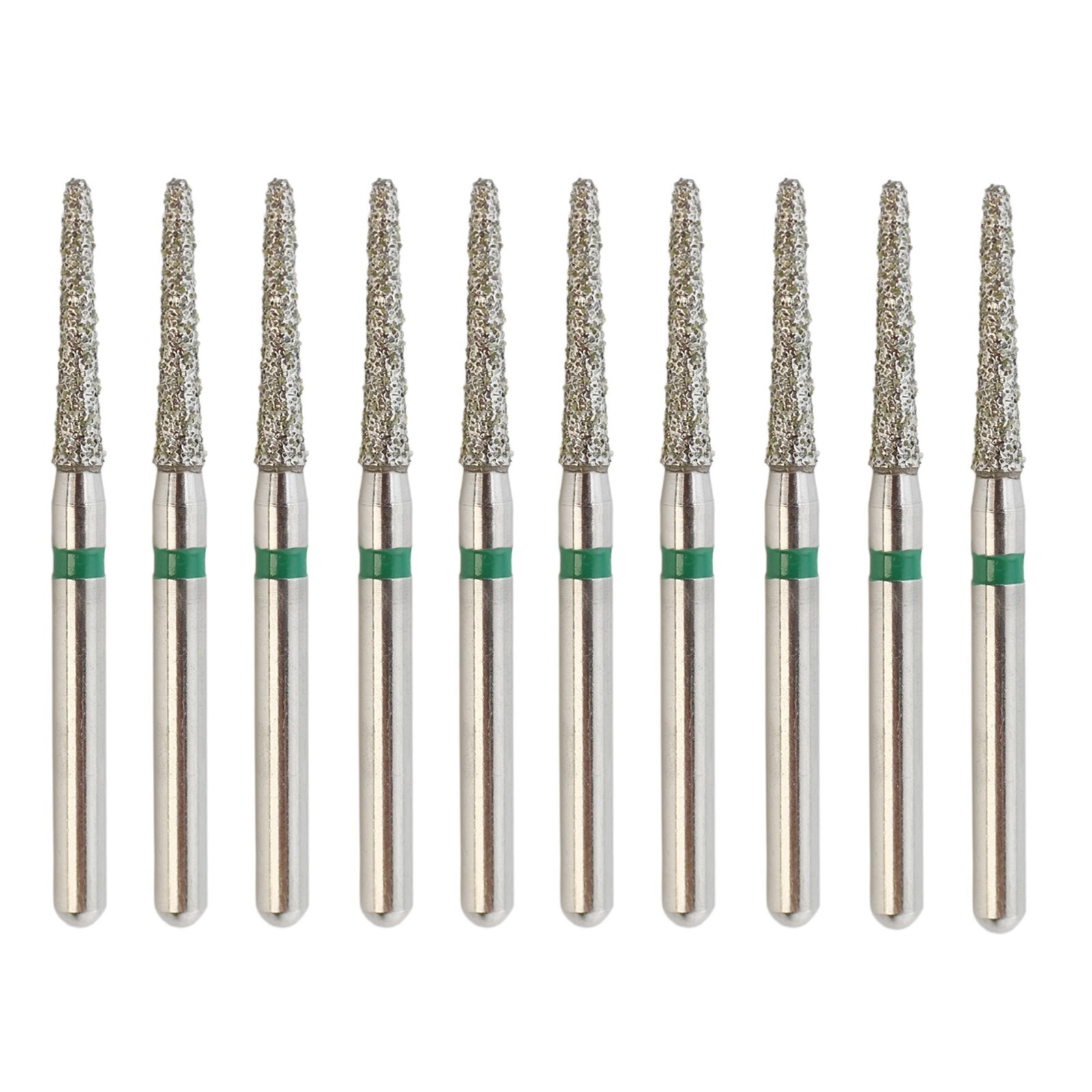 856/014C Dental Diamond Burs Round End Taper Coarse Grit FG For High Speed Burr