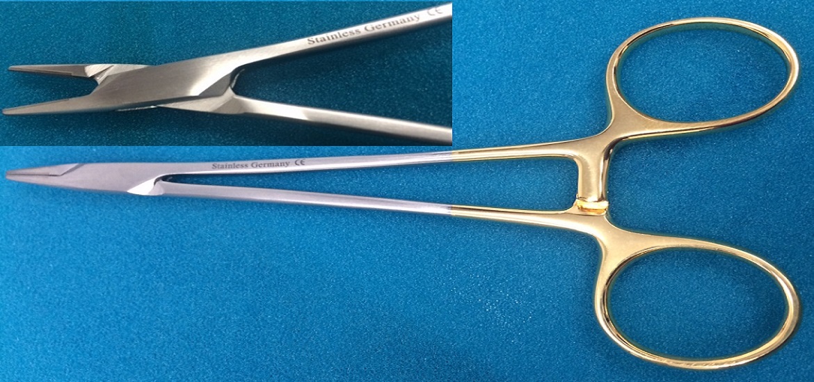 TC Mayo Hegar Needle Holder Serrated 8″ Sugrical Dental Instruments Germany SS