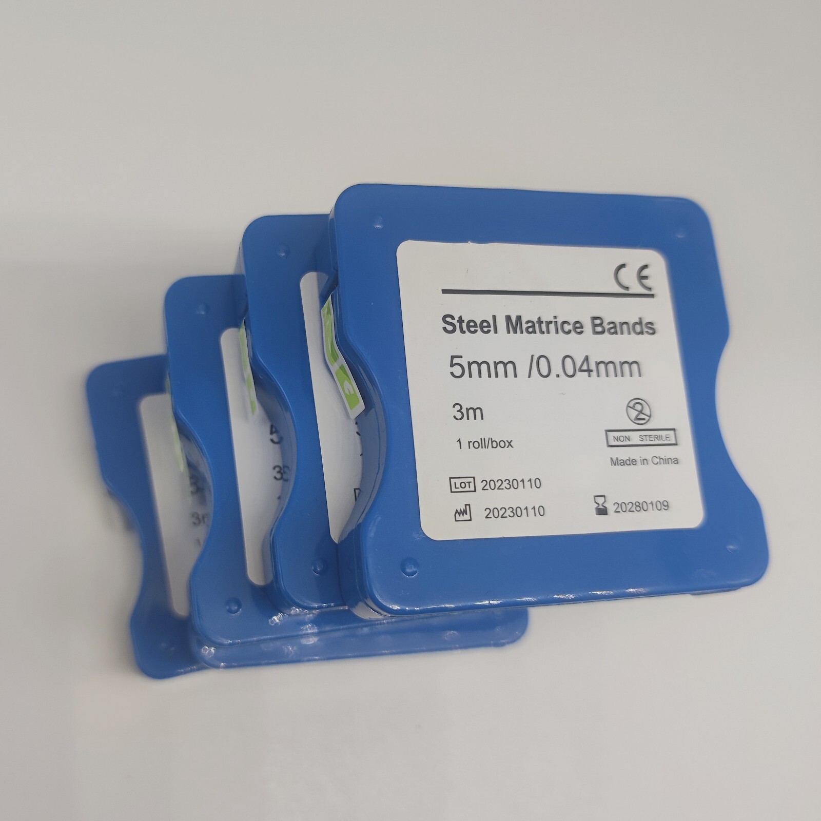 Dental Metal Matrix Bands Striproll Stainless Steel width 5/6/7mm 0.04mm