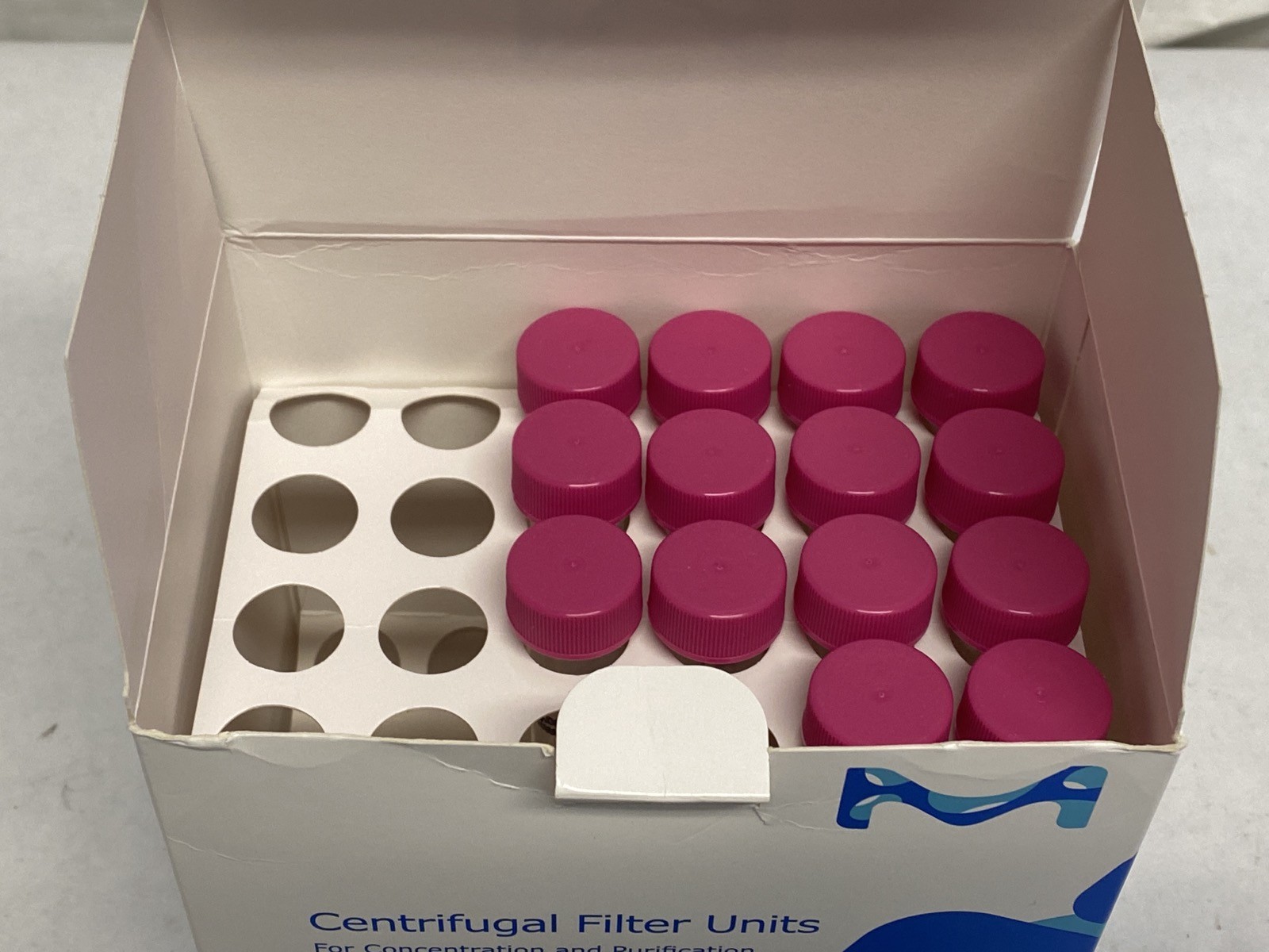 (14 Pcs) MILLIPORE Amicon Ultra-4 Centrifugal Filters 4mL Ultracel 3K UFC800324