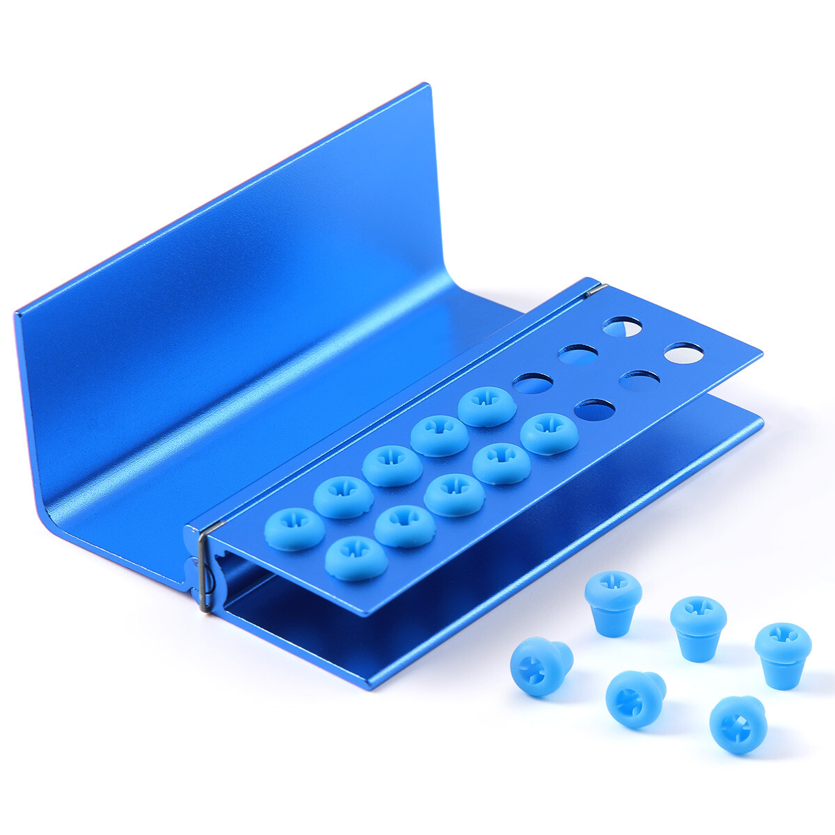 Dental Burs Holder Block 10 Holes/16 Holes with Silicon Cover FG RA Autoclavable