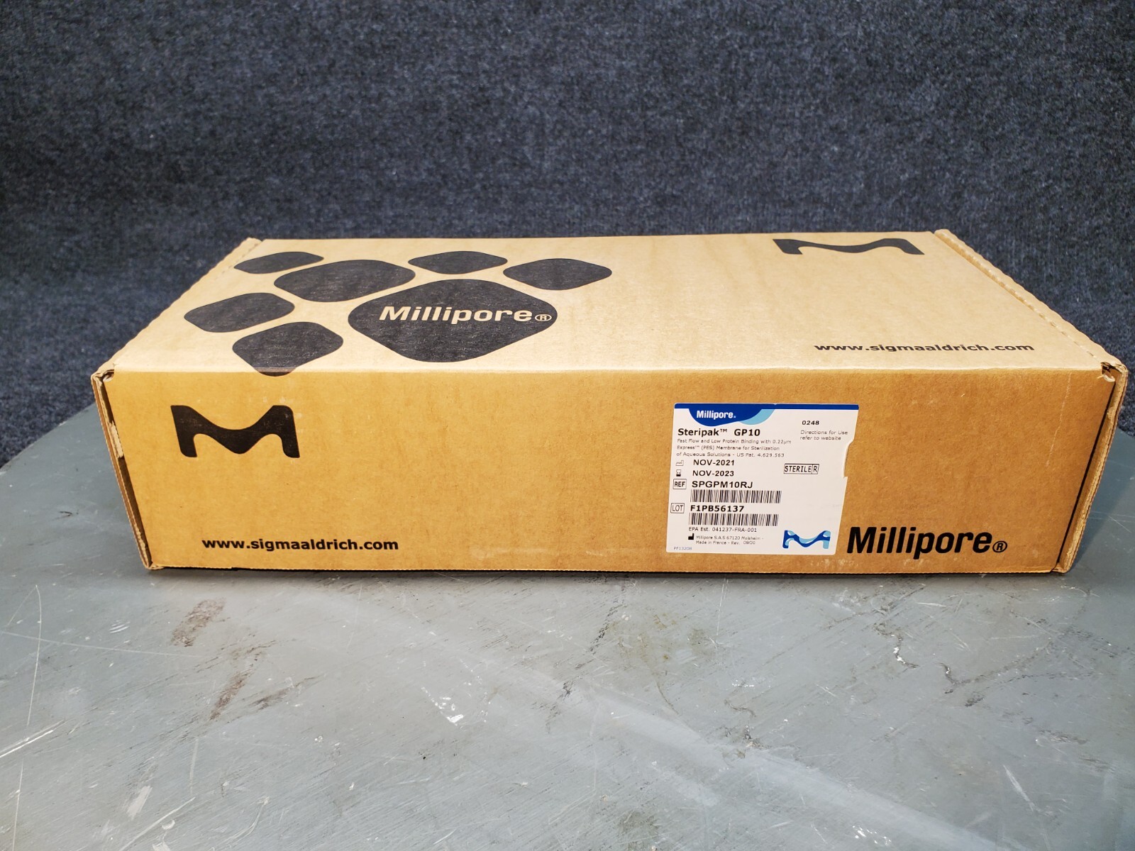Millipore Steripak-GP10 Pressure Filter Unit 0.22 µm # SPGPM10RJ *3 PACK*