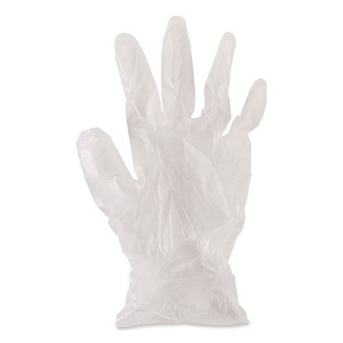 Boardwalk Exam Vinyl Gloves, Medium, 3.6 mil Thick, 9.5″ Long, Clear, 100/Box