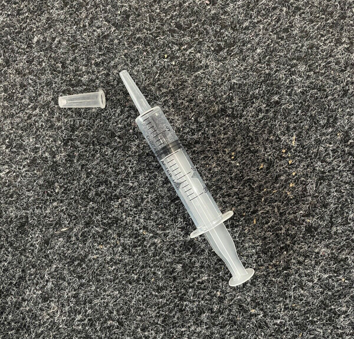 10Pcs 20mL Syringe for Liquid with Tip Cap Individually Sterile Sealed Large