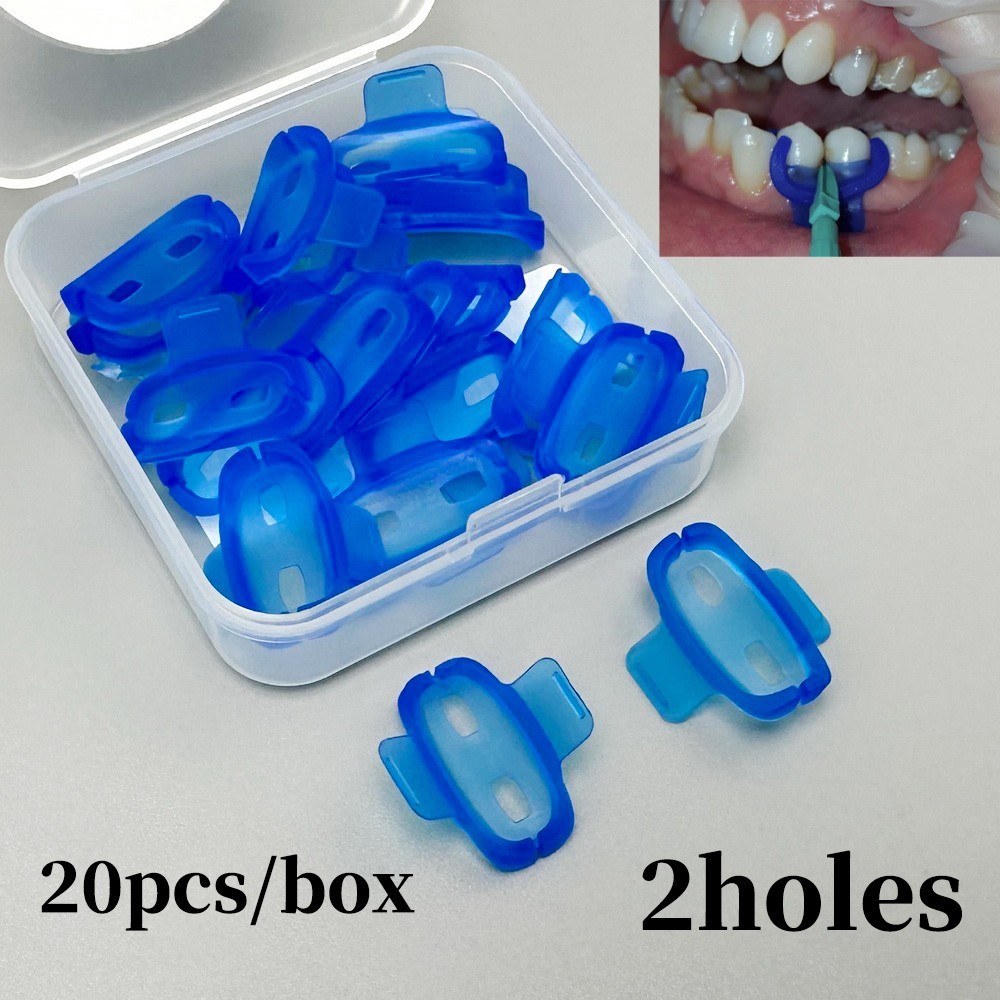 Dental Rubber Dam Clamps Holder Silicon Rubber Dam Clamp Clip Silicon Clips
