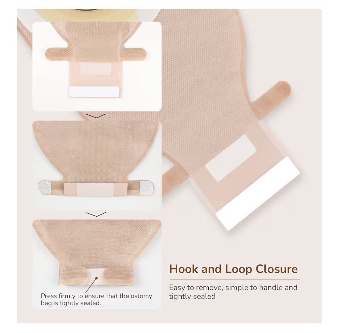 HEAGI Ostomy Bags – Drainable Pouch 60pcs Cut-To-Fit Flat