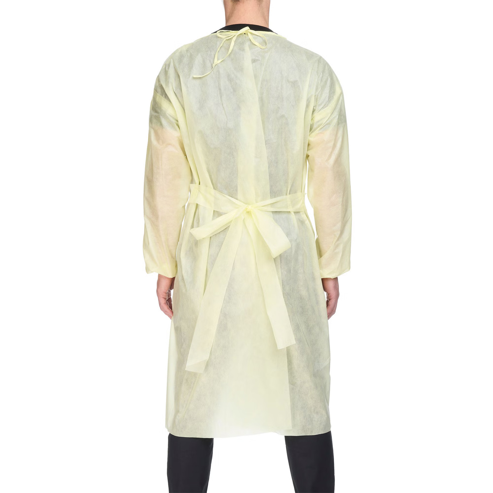 Precept Disposable SMS Protective Procedure Gown Yellow X-Large 100 per Case