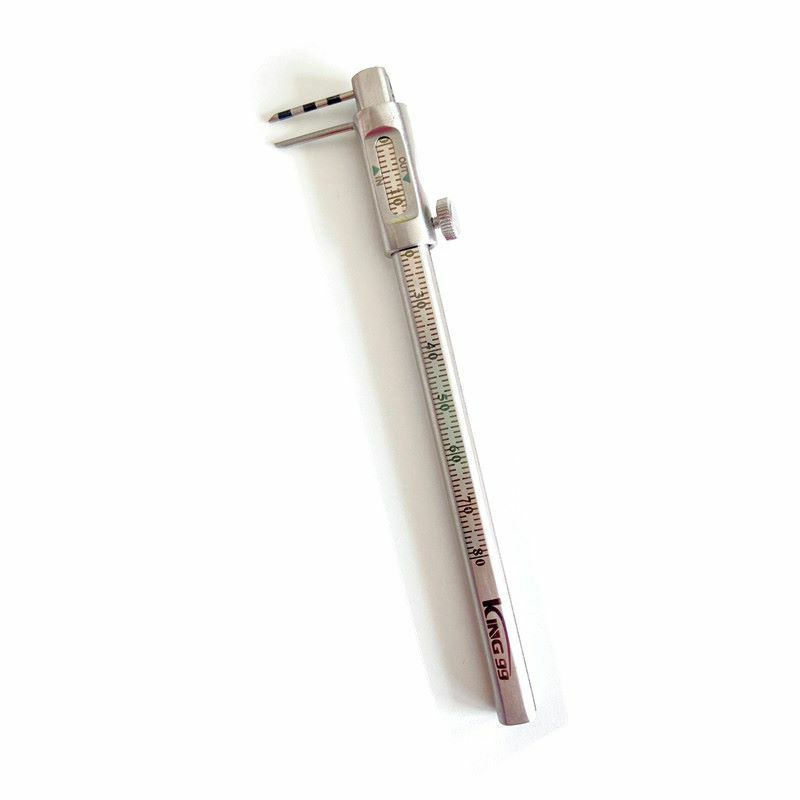 Dental Micro Measuring Edentulous Measuring Caliper Ruler 0-80 Mm Stainles Steel