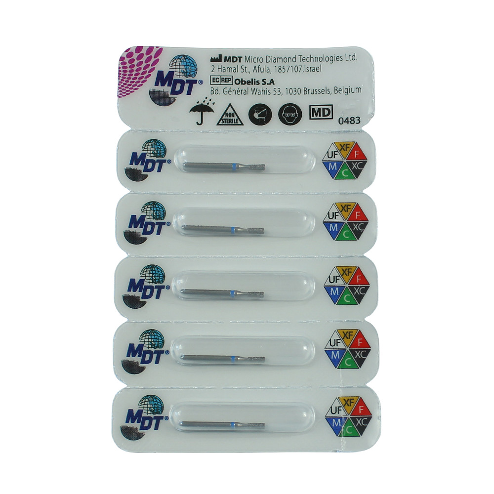 Dental MDT Inverted Cone 225 FG 807 Safe Shank Diamond Burs 450k RPM
