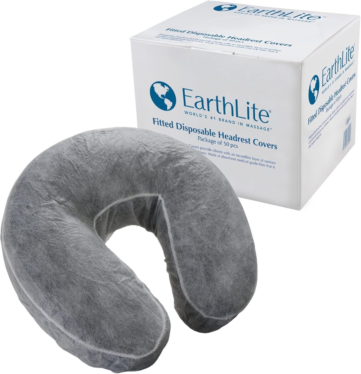 EarthLite Fitted Disposable Face Cradle Covers – 50-Count Hypoallergenic Comfort