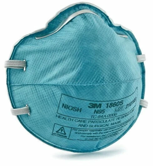 3M 1860S Small Size N95 Protective Respirator Surgical Face Mask EXP: 01-2025