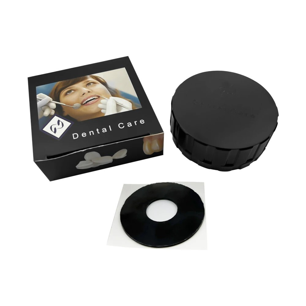 Veneer Pretreatment Patch Tooth Box Dental Veneers Denture Round Storage Box
