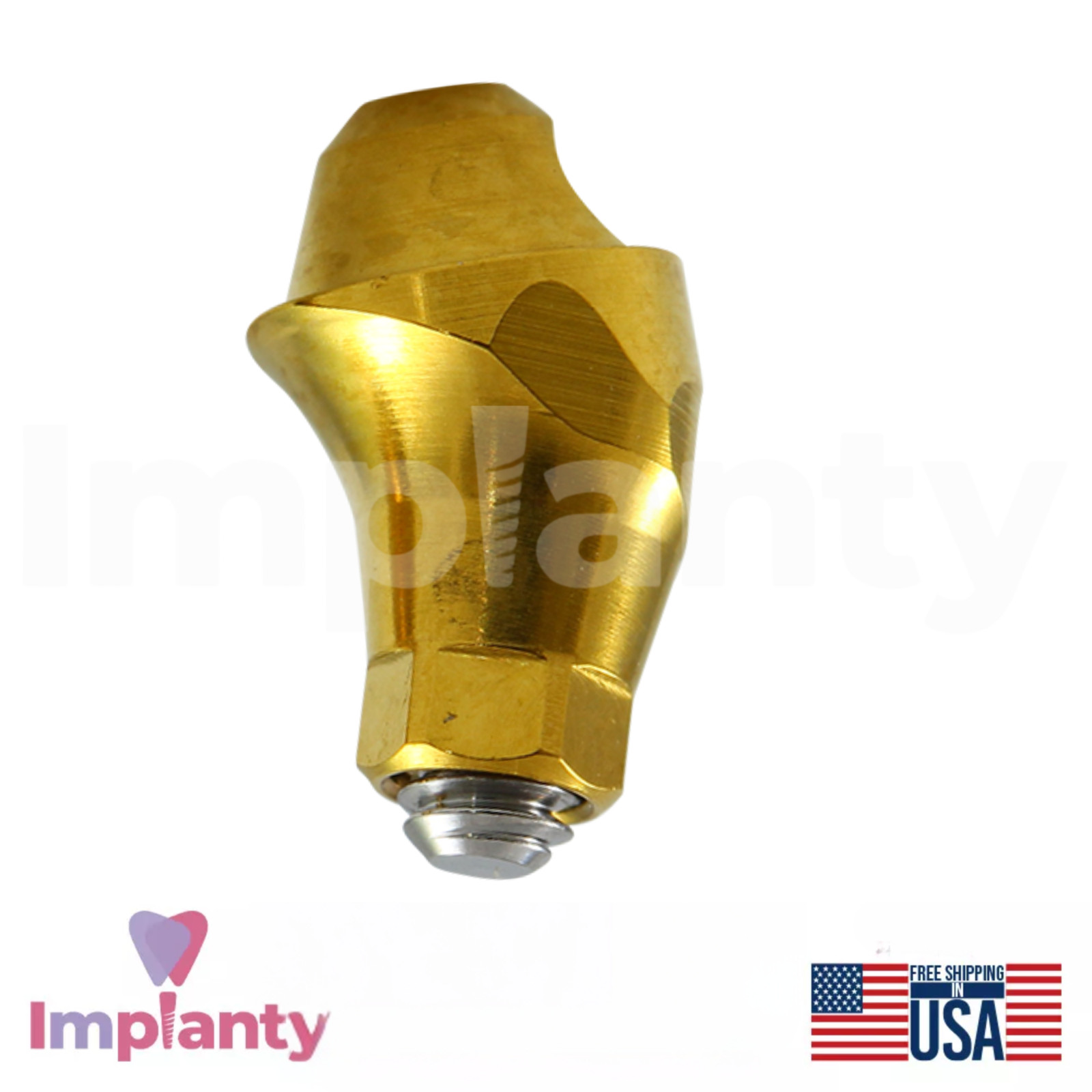 5x Angled Multi Unit 1.6 Dental Kit 17° Active Hex Conical Connection 2.65mm RP