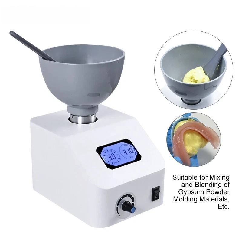 Dental Lab Alginate Mixer Impression Materials Gypsum Mixing Machine