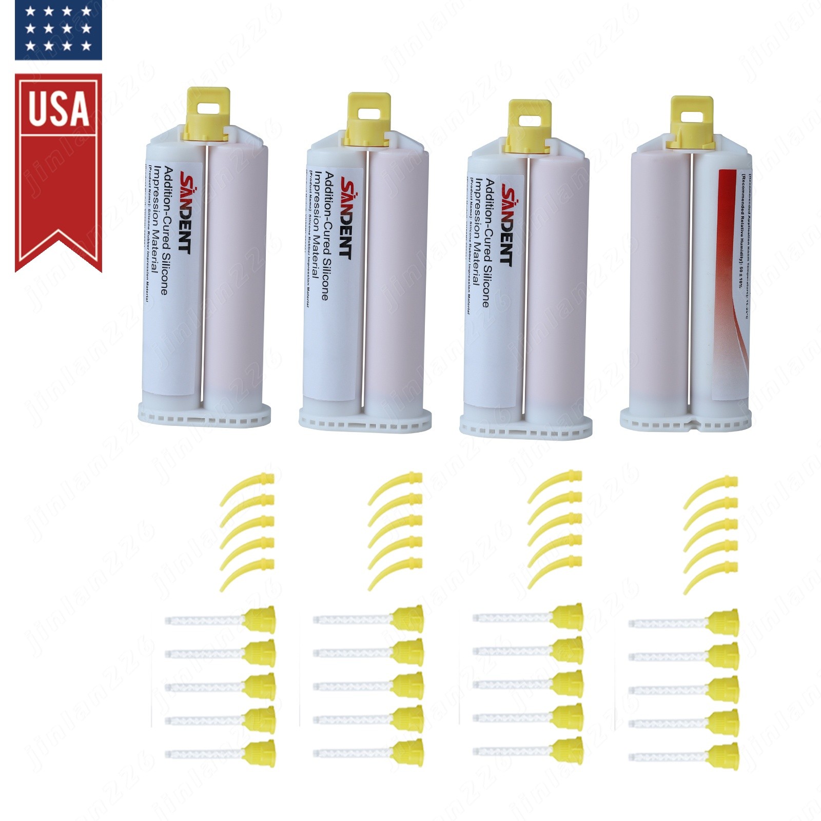 New Dental Impression Material Light Body Fast Rapid Set VPS 50 ml Cartridges