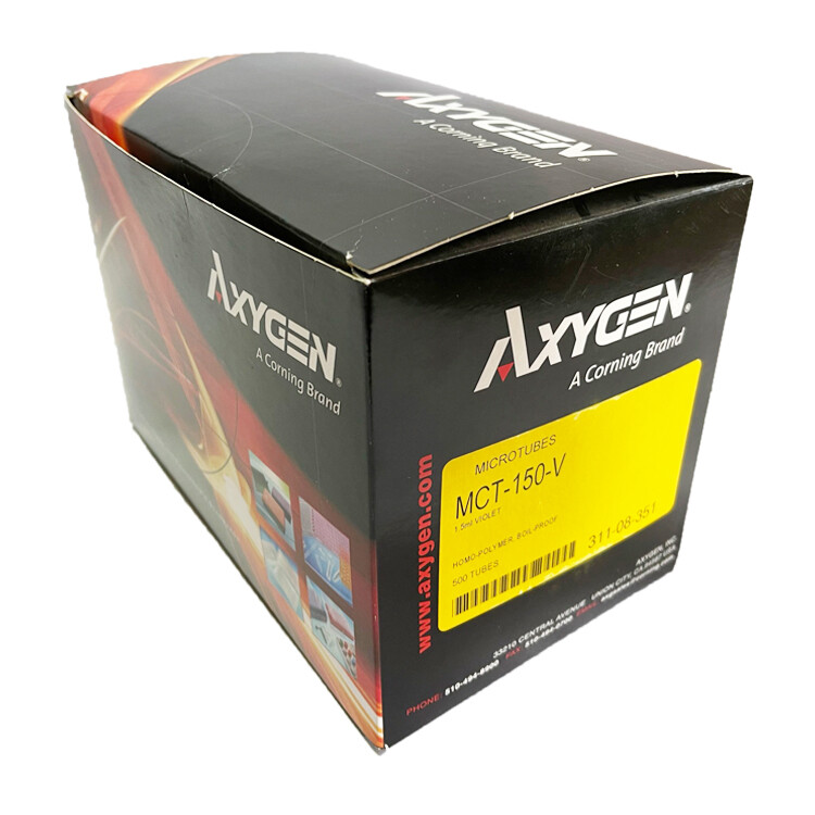 CORNING Axygen™ Snaplock Microtubes Boil Proof VIOLET 1.5mL – 500/Box – LAB