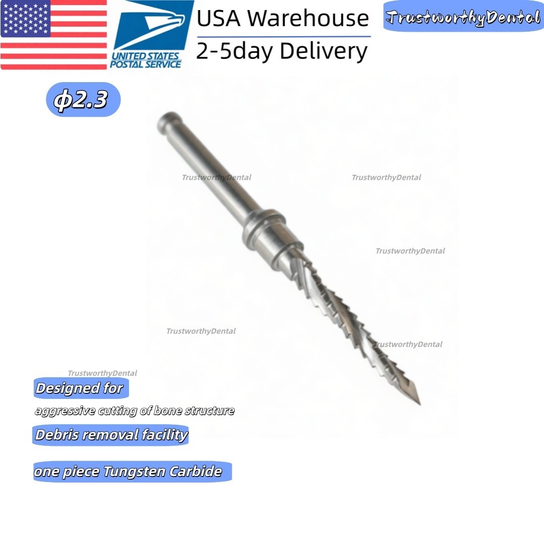USA Dental Cross Cutter Drill Implant Bone Cut Debris Blade Fits Lindemann