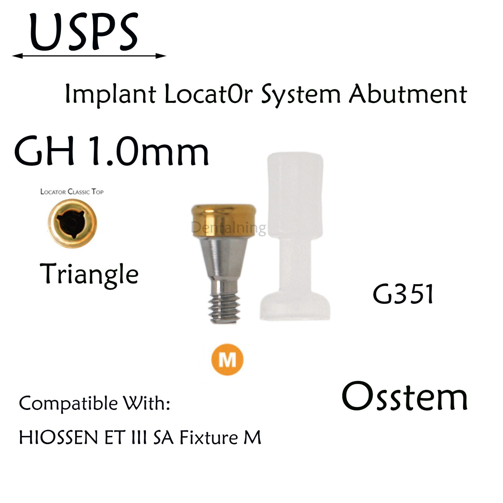 US HIOSSEN ET III SA/Osstem/DIO UF/Snucone Mini Locator Abutment For 1-6mm