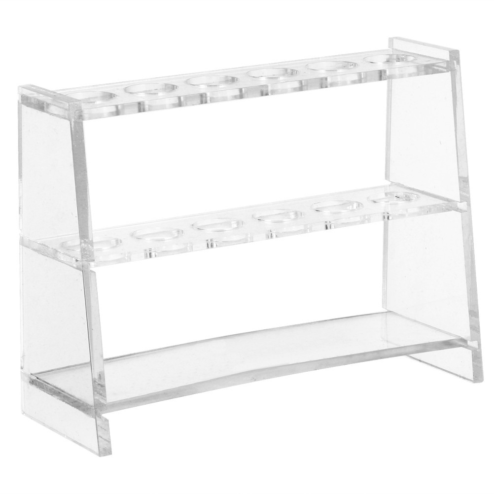 1 Set Durable Test Stand Transparent Holder with Ergonomic Design for Lab Use