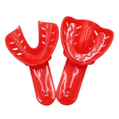 48Pcs Dental Impression Trays Perforated Plastic Disposable (CHOOSE SIZE)