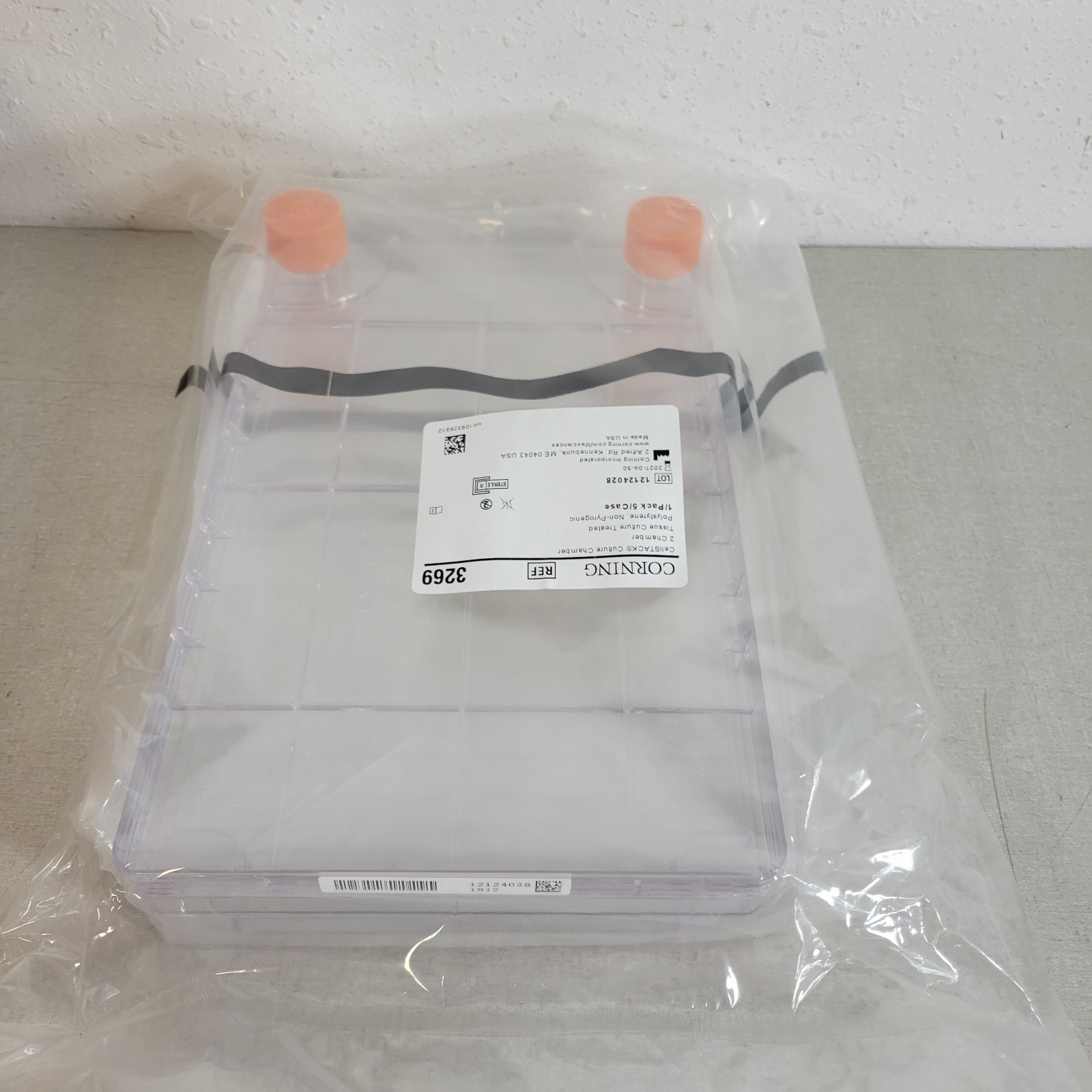 Corning 3269 CellSTACK Culture 2 Chamber Tissue Culture Treated Polystyrene