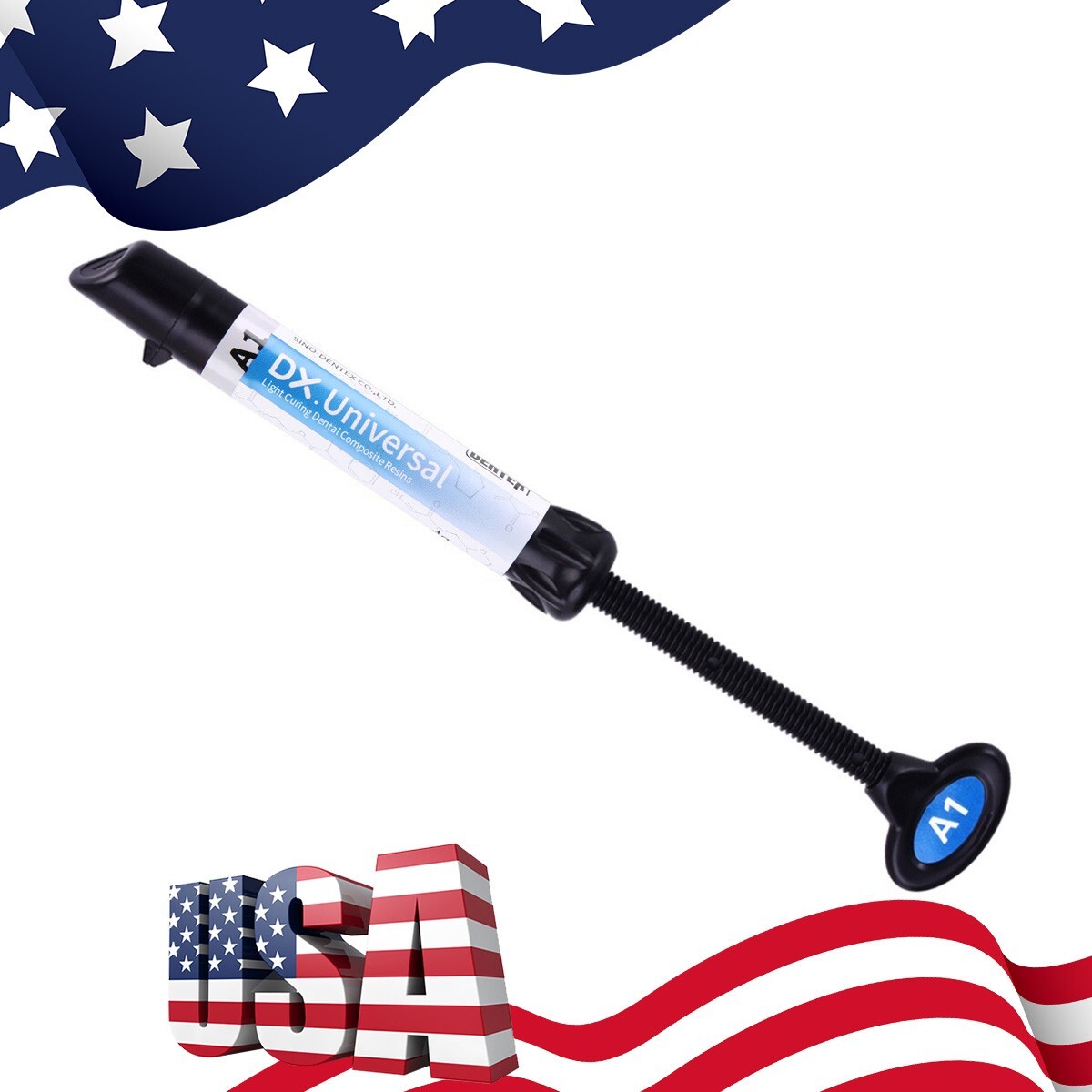 Dental Universal Light Cure Composite Resin A1-B1/ LED 1S Dental Curing Light