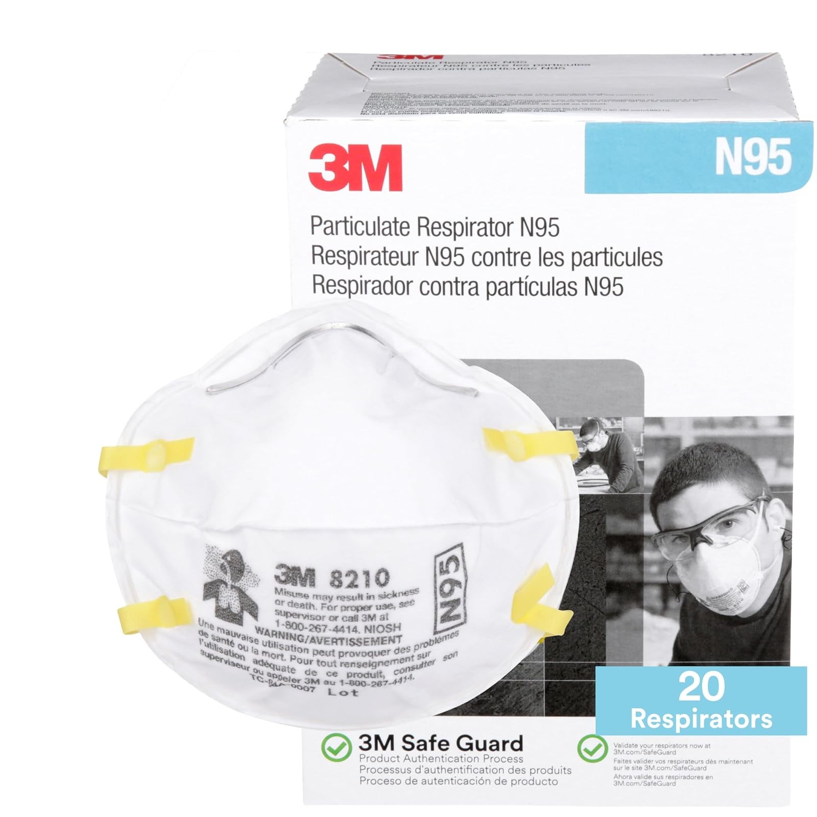 Disposable N95 Respirator Safety Mask