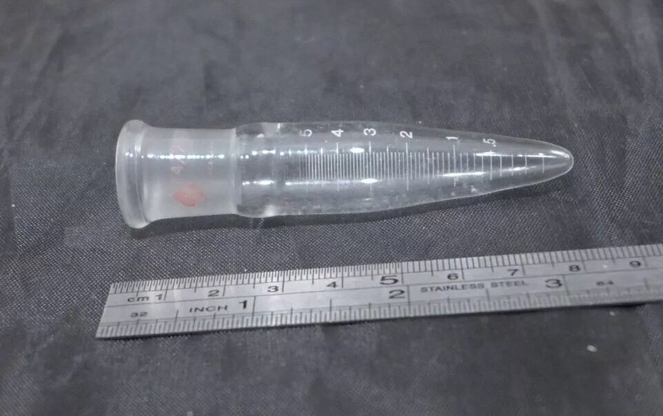 ACE Glass Graduated Receiver, 5ml capacity, 0.1ml graduations #9316-08