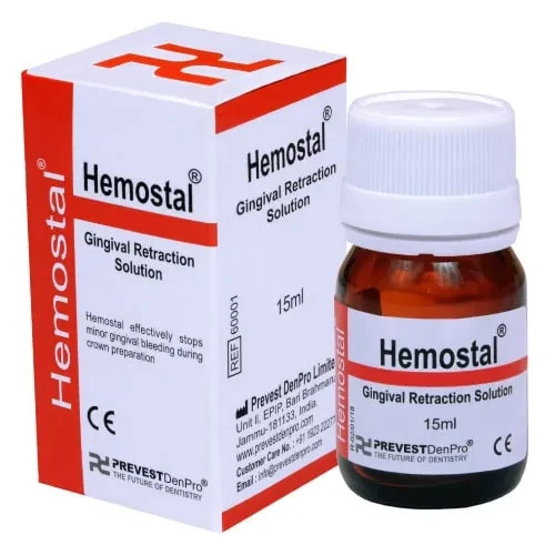 2 packs Dental HEMOSTAL Liquid 15ml Pack