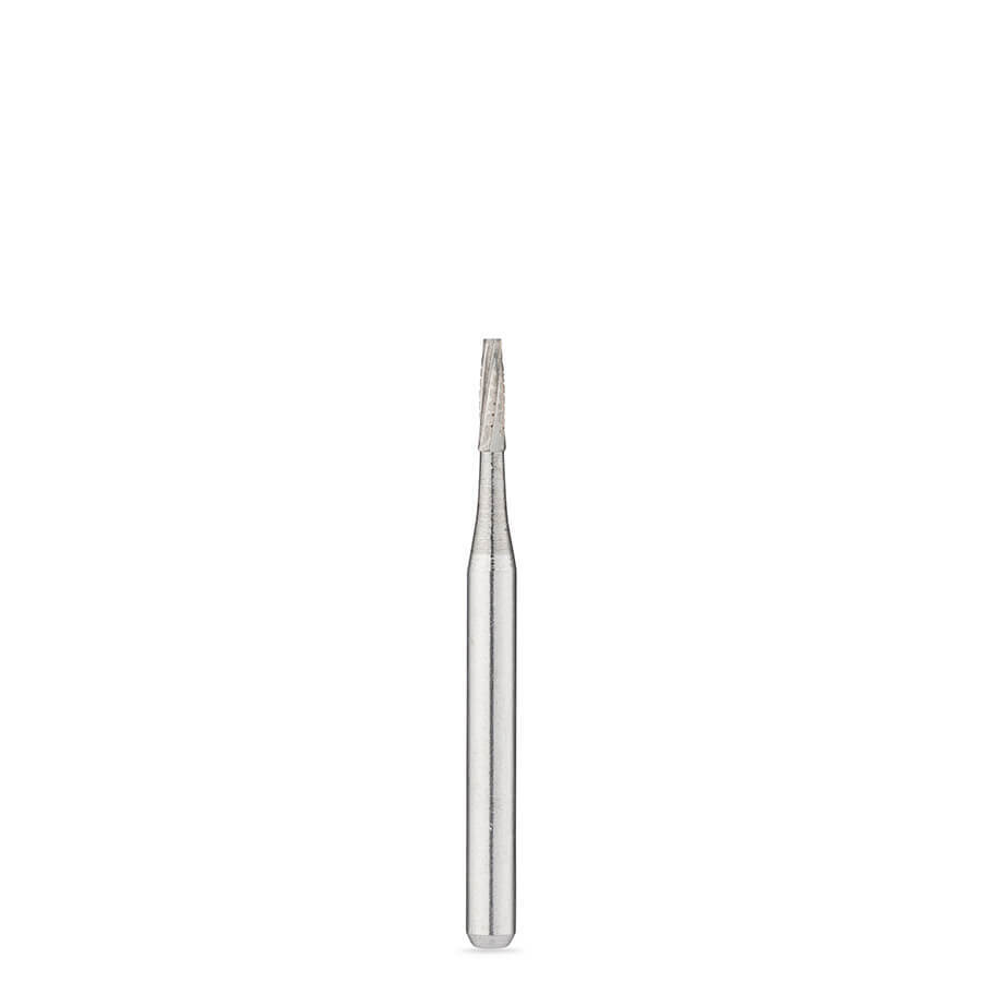 BrioCut FG/RA Flat-End Taper Cross-Cut Fissure Carbide Burs By Brasseler (25/pk)