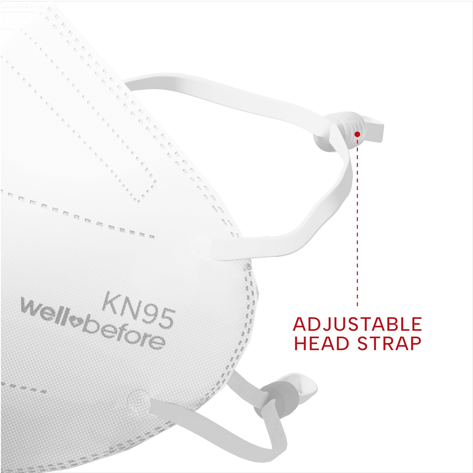 KN95 Disposable | Individually Wrapped 5-layer Protection with Adjustable Hea…