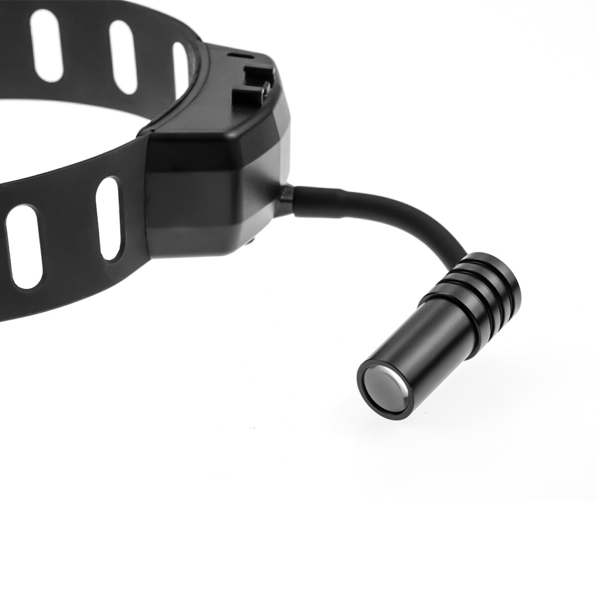 Black Dental 5W LED Binocular Headlight High Light Spot Leather Headband DY-005