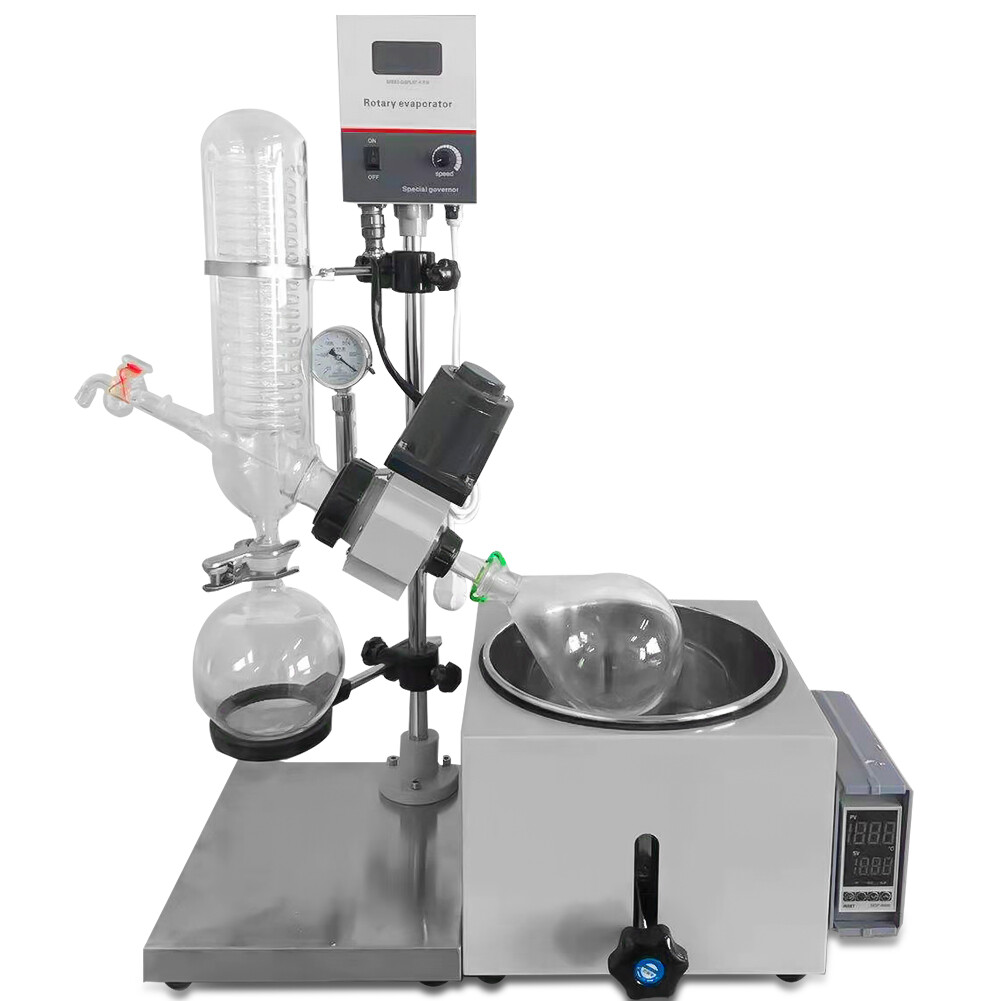 2L Rotary Evaporator 110V Laboratory Vacuum Evaporation Water Bath Lab Eqpt New