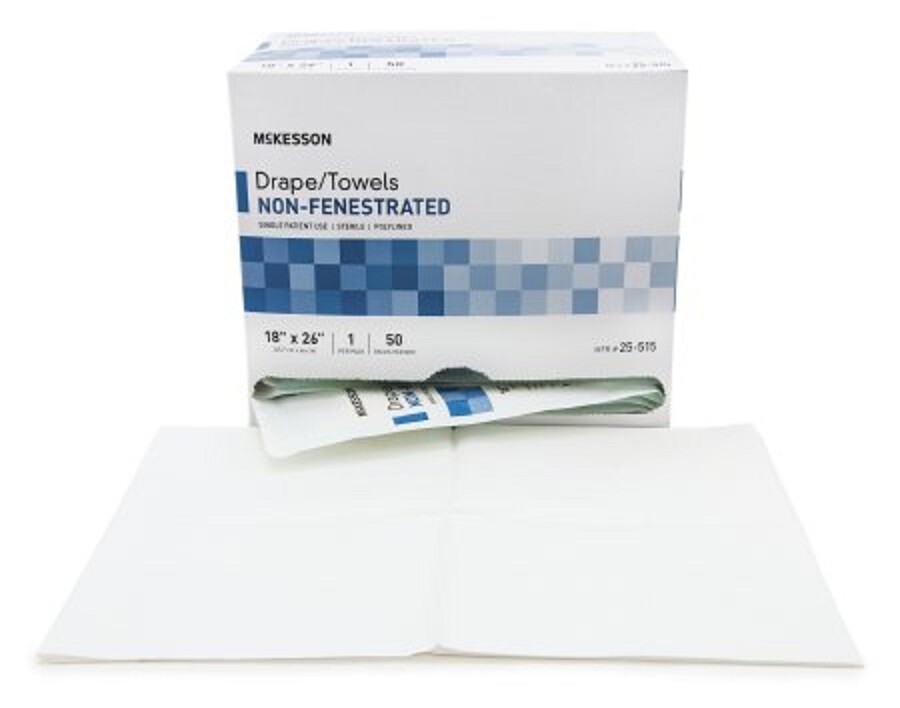 McKesson General Purpose Drape Sterile Field Drape 18 W X 26 L» Sterile BX/50