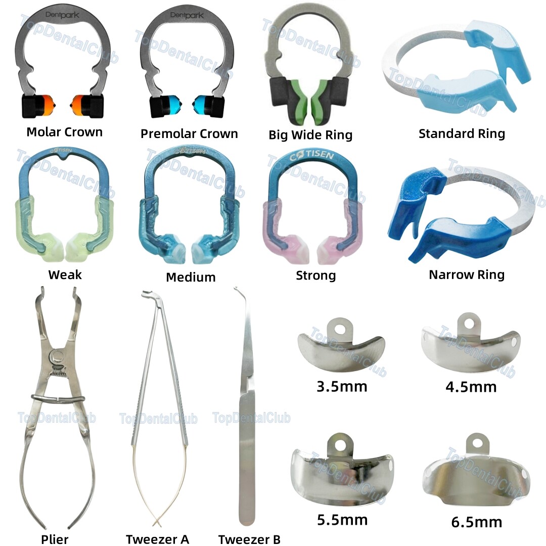 Dental Matrix Bands Ring Sectional Matrice Clamp Fit Garrison Palodent V3 System