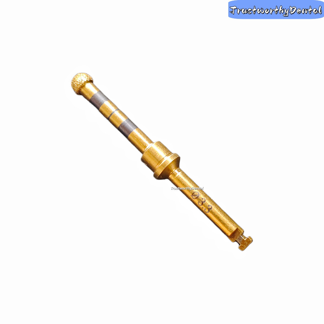 Dental Implant Sinus Lift Drills Diamond Coated Lateral Reamer Bur Golden