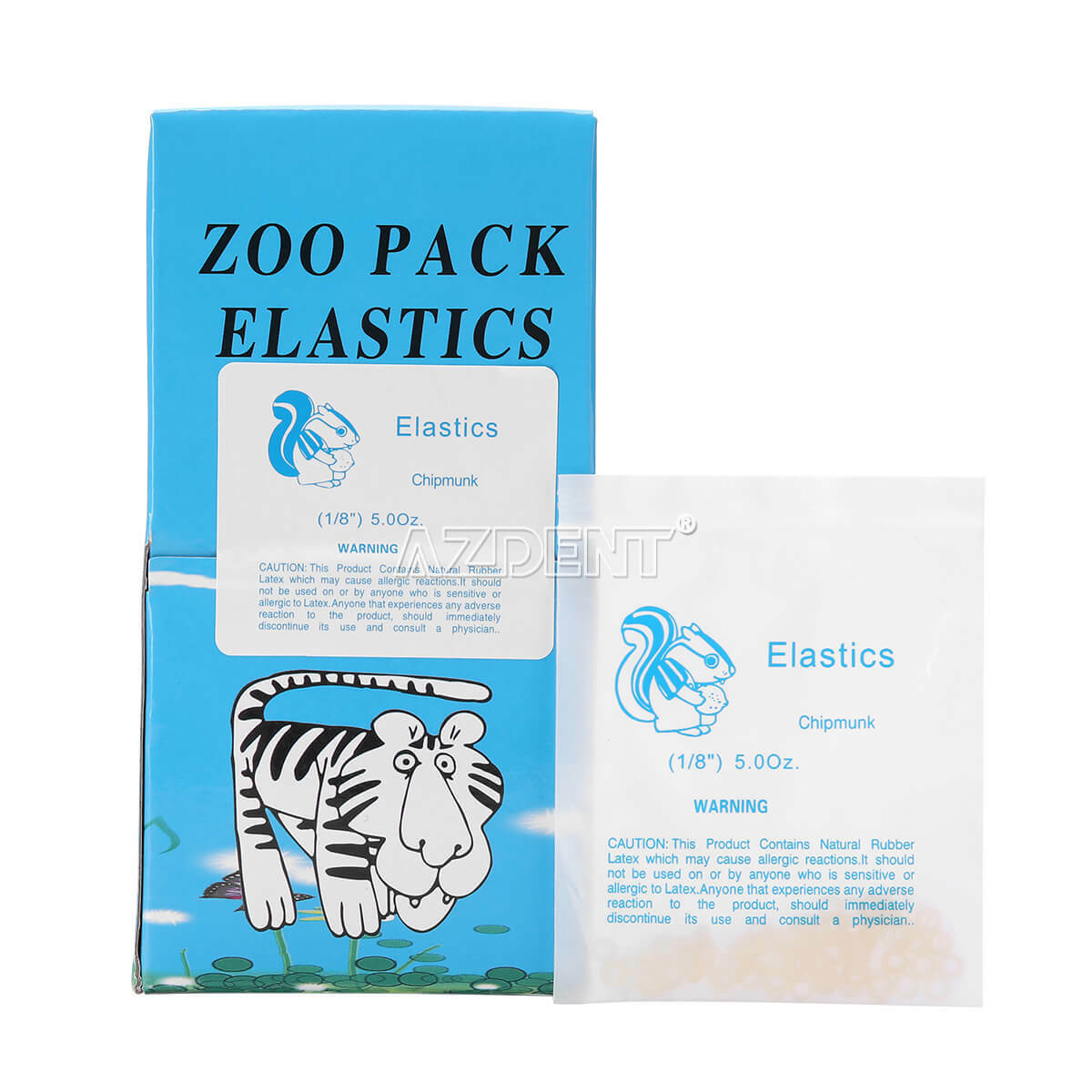 5000Pcs/box AZDENT Dental Elastics Latex Braces Orthodontic Rubber Bands 5.0 OZ