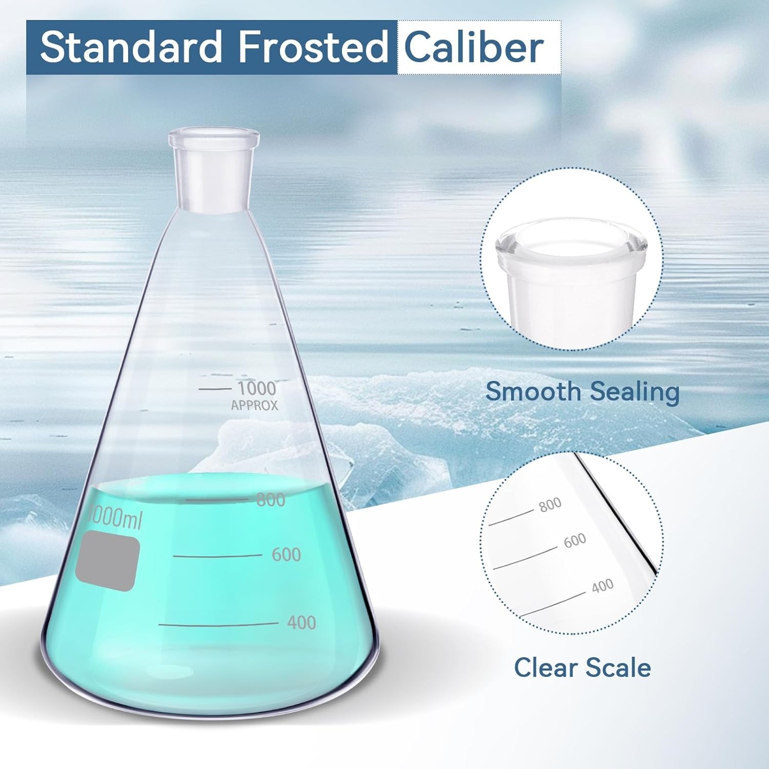 Lab Vacuum Pump+1000ML Lab Filtering Funnels Vacuum Filtration Kit+250ml Funnel