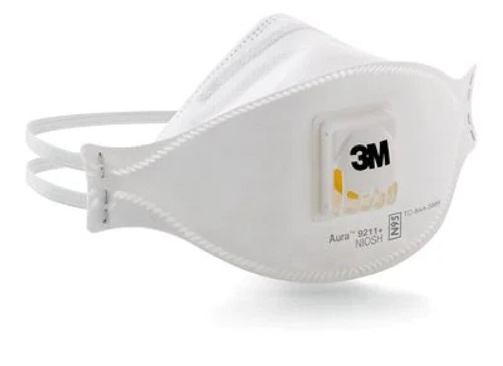 1 (Case) 3M™ Aura™ Particulate Respirator 9211+, N95 120 EA/Case