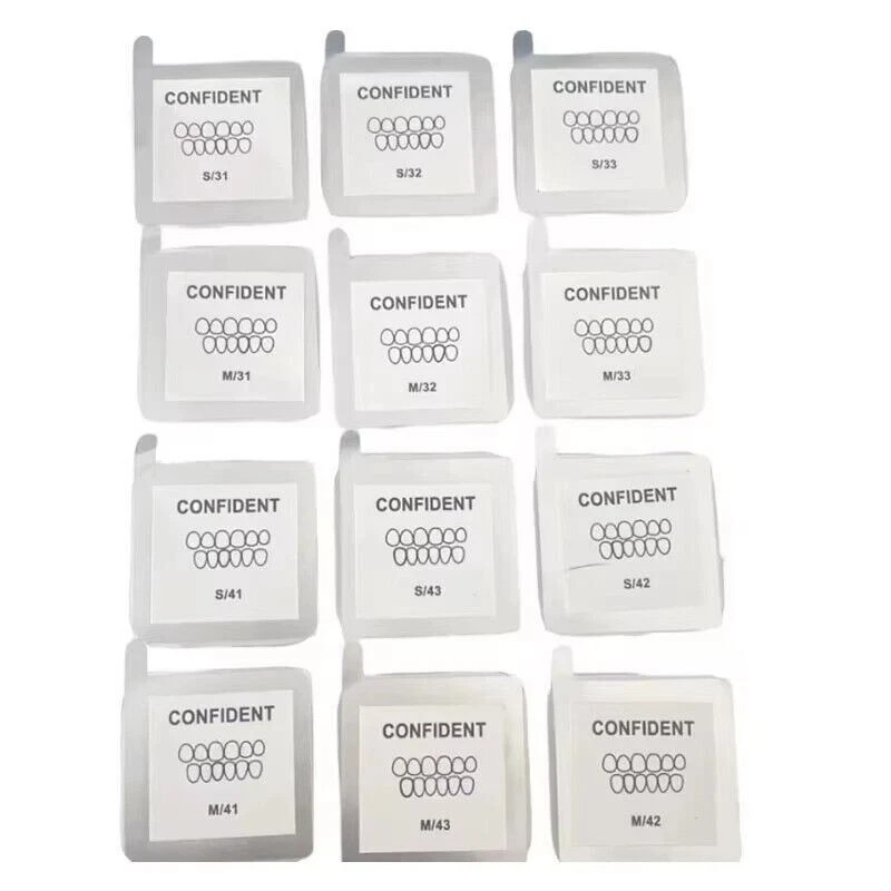 5 Sets Dental Resin Composite Upper/Lower Light Cure Porcelain Teeth Veneers