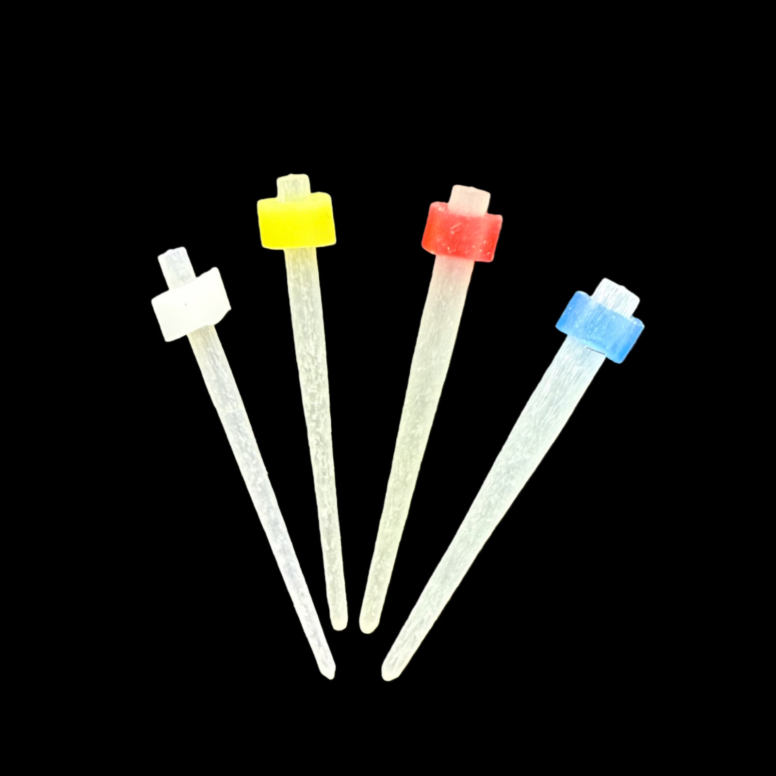 Dental Fiber Post Quartz Screw Thread Straight Tooth Reinforcement