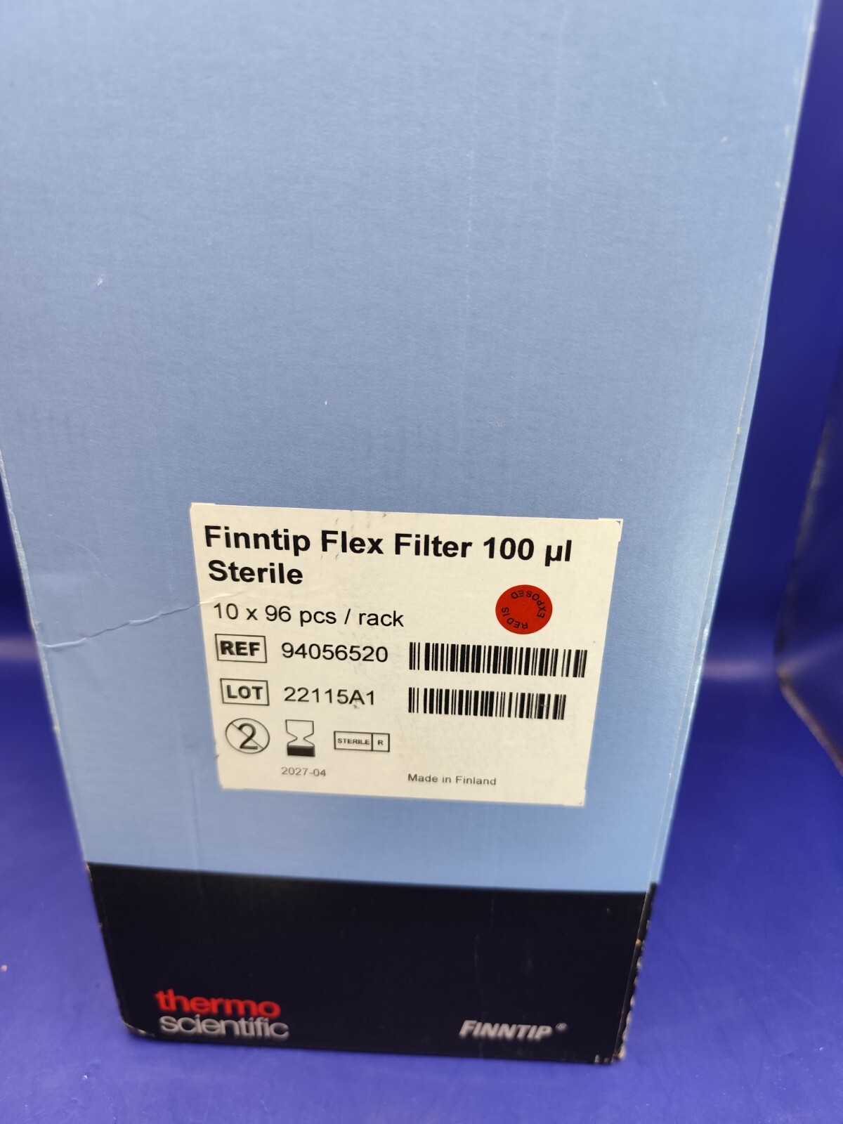Thermo FinnTip Sterile Filter 10ul 100ul 200ul 1000ul Flex Pipette tip tips