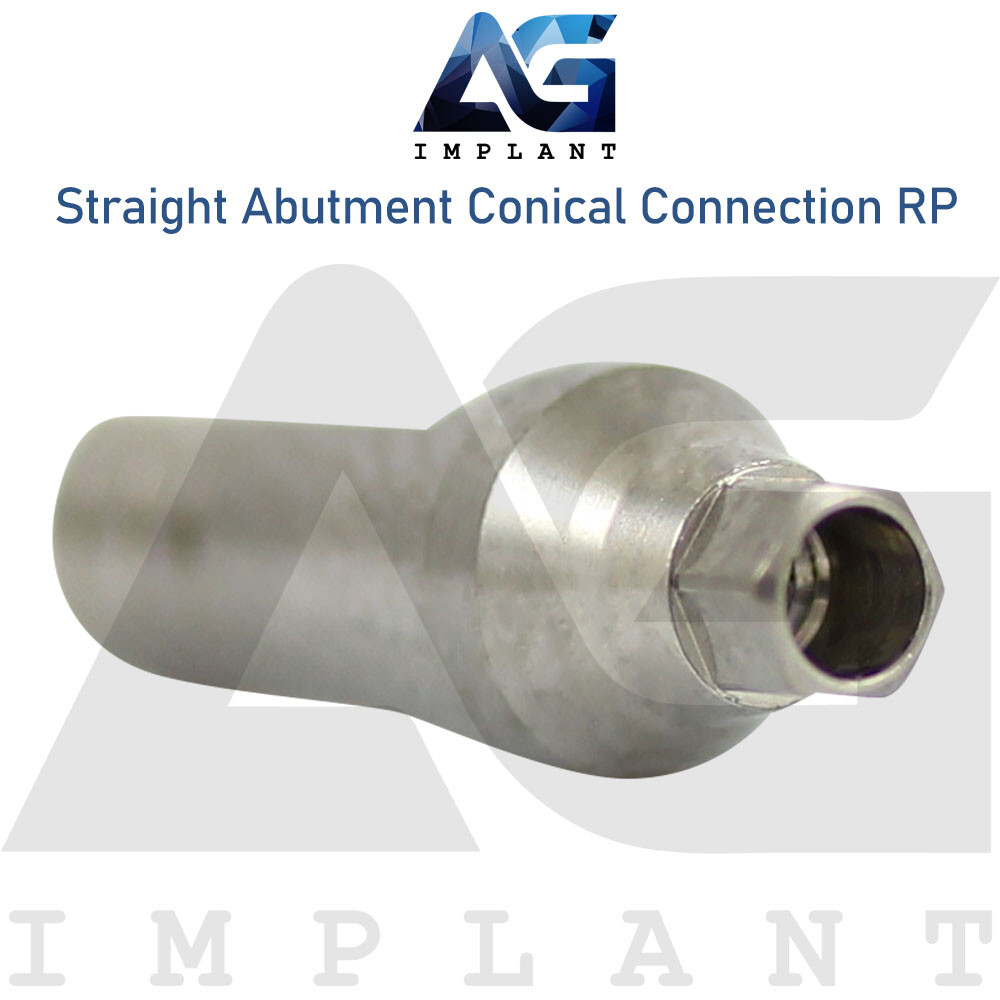 10 Standard Straight Abutment Prosthetic Conical Connection RP Titanium 2.65mm