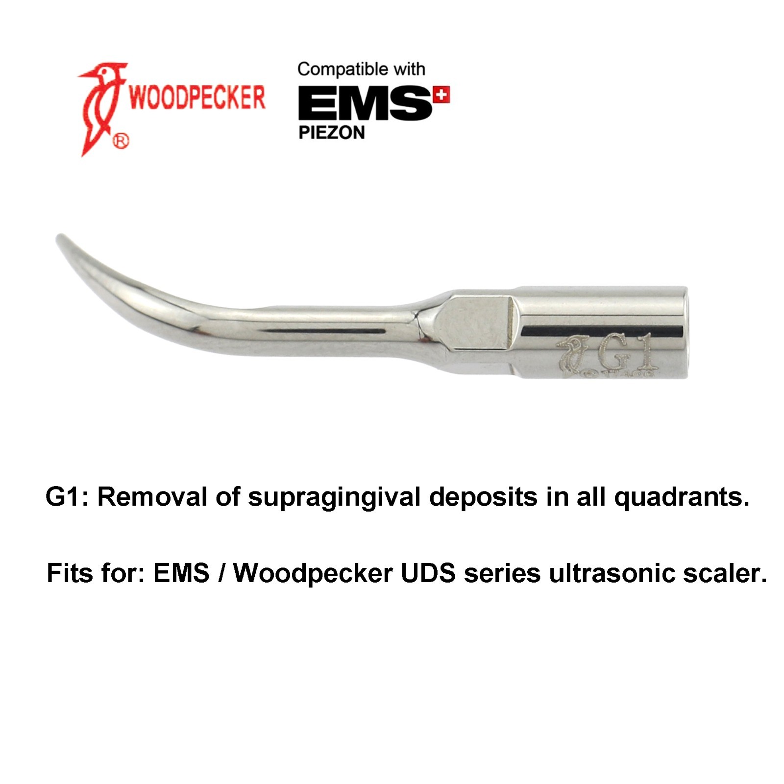 Ultrasonic Scaler Handpiece HP-5L fit EMS Piezon LED HW-5L HW-3H Woodpecker Tips
