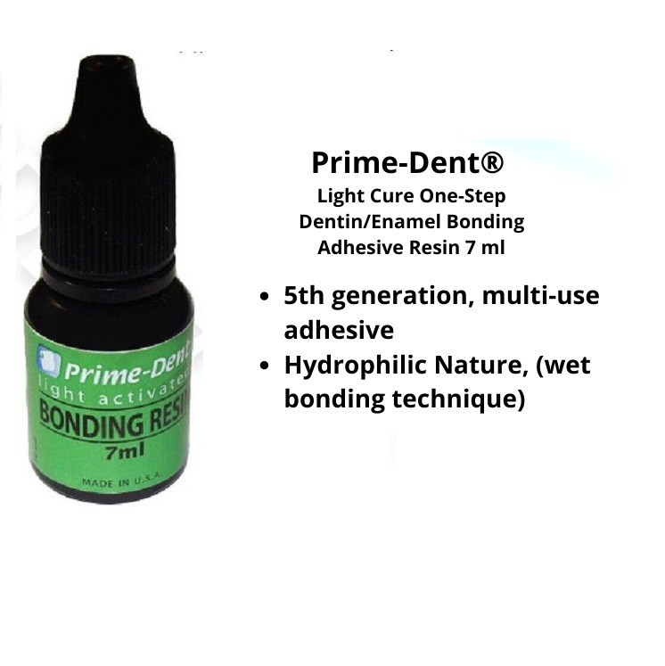 Dental PrimeDent Light Cure One Step Dentine Enamel Bonding Adhesive 7ml
