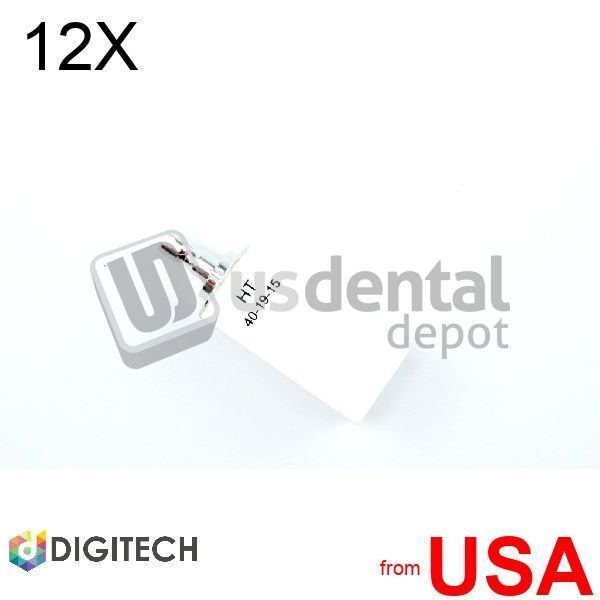 12X LOT of DIGITECH – CEREC MONO HS Dental Zirconia Blocks 40x19x15mm f 101980